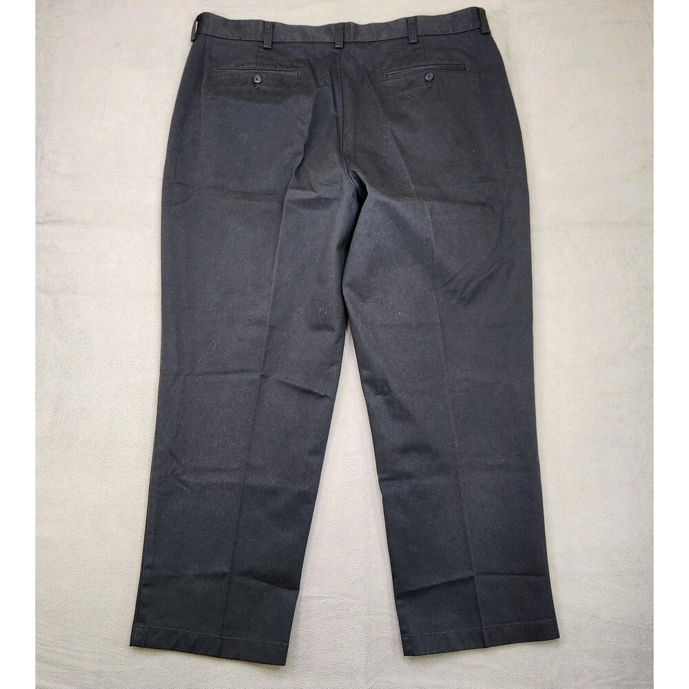 NWT L.L. Bean Double L Chino Pants Men's 40x29 Navy Natural Fit Wrinkle Free - Picture 2 of 5